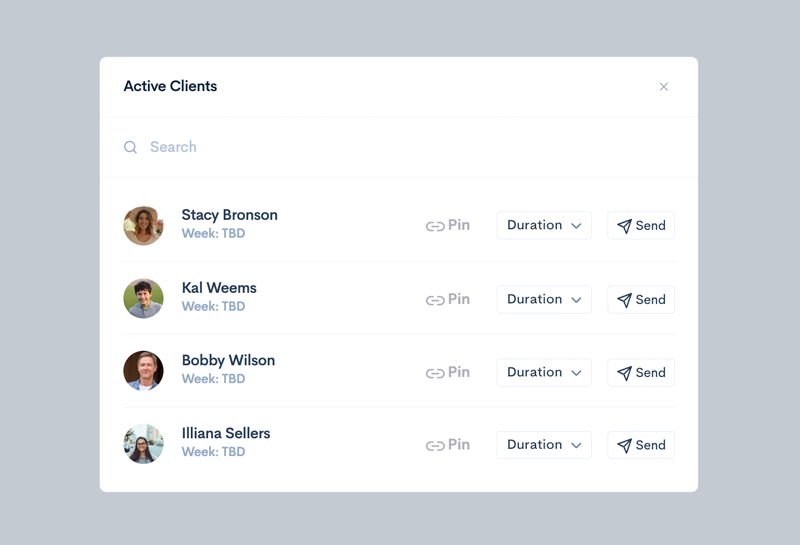Easily engage your clients