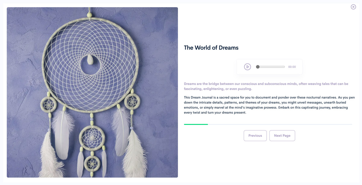 Create digital journals for clients to use in their therapy sessions